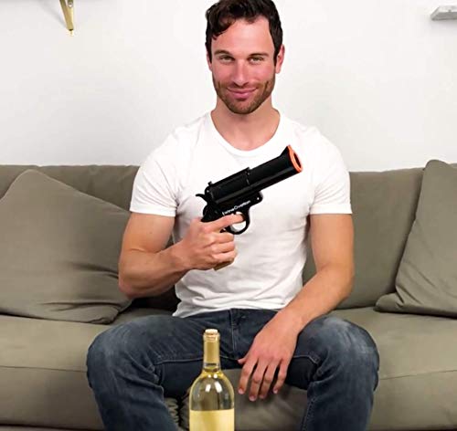 Electric Gun Wine Opener (c_Wine Gun Black)