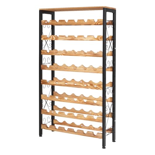 48 Bottle Wine Rack (Black / 48 Bottles)