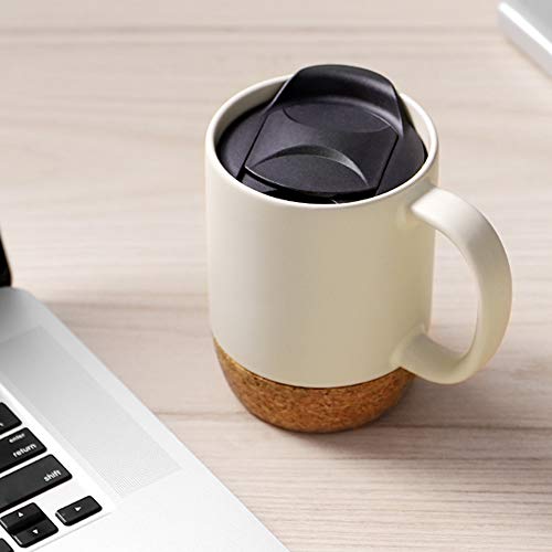 Coffee Mugs Set of 2 (Beige / 15 fl oz (Set of 2))