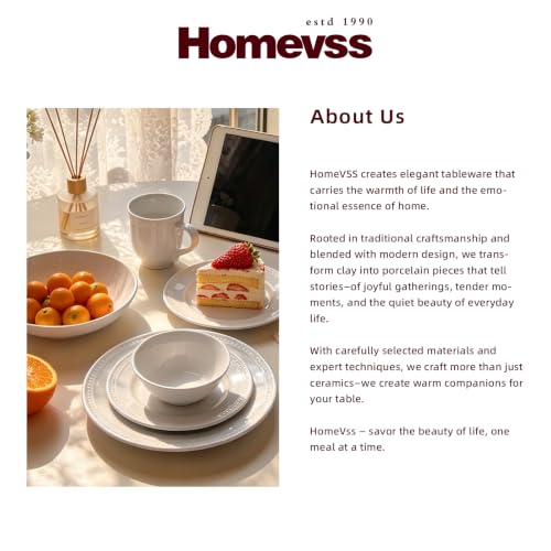 HomeVSS 20 Piece Pearl Dots Stoneware Dinnerware Set (20pc Set / White)