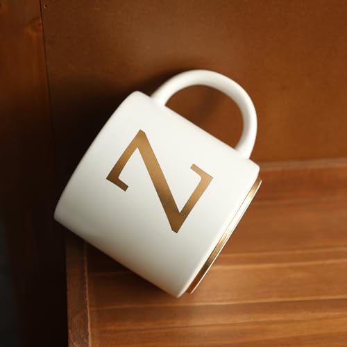 Monogram Ceramic Mugs (gold-Z)