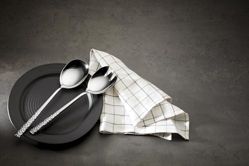 B1058002A Mezze Salad Servers (Salad Servers, Stainless / One Size)