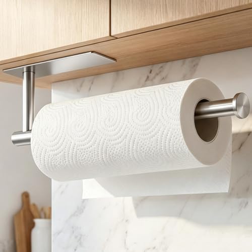 Under Cabinet Paper Towel Holder for Kitchen