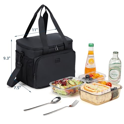 Cooler Lunch Bag (Single Layer-12.5L / Black)