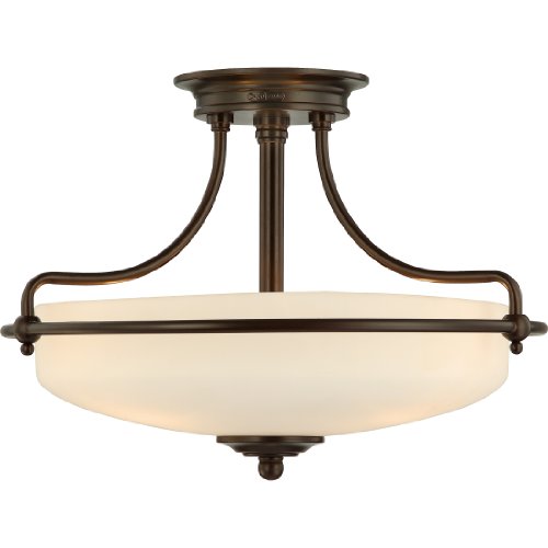 Griffin 17" Semi (3-Light / Palladian Bronze)