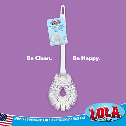 Toilet Bowl Brush Curved Head (Loop Style Bowl Brush / 3 Pack)