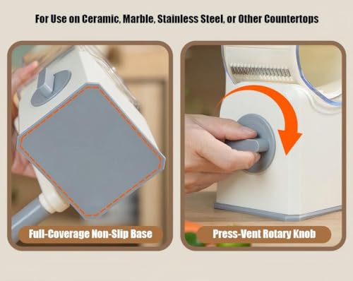 Rotary Cheese Grater with Hand Crank