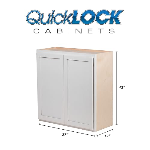 Quicklock RTA (12"D x 27"W x 42"H Standard / Pure White)