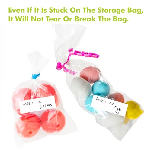 Removable Freezer Labels (2000-blank / 1” x 3”)