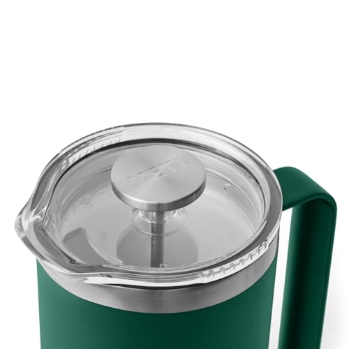 Rambler 34 oz. French Press Coffee Maker (34 Ounce / Black Forest Green)