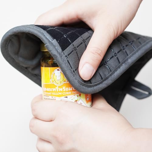 Oven Mitts and Pot Holders Sets 6pcs (Khaki)