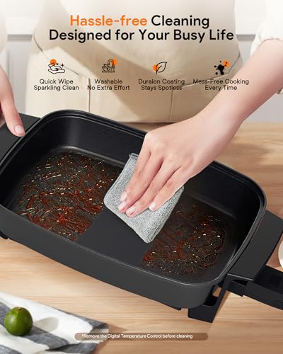 Medley XL Digital Electric Skillet (Black)