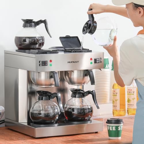 Dual Drip Commercial Coffee Maker (1.8LX 2)