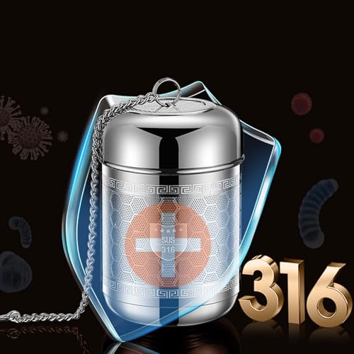 Largr Size Stainless Steel Tea Infuser Wide Mouth Bottles (DK114-STL-L)