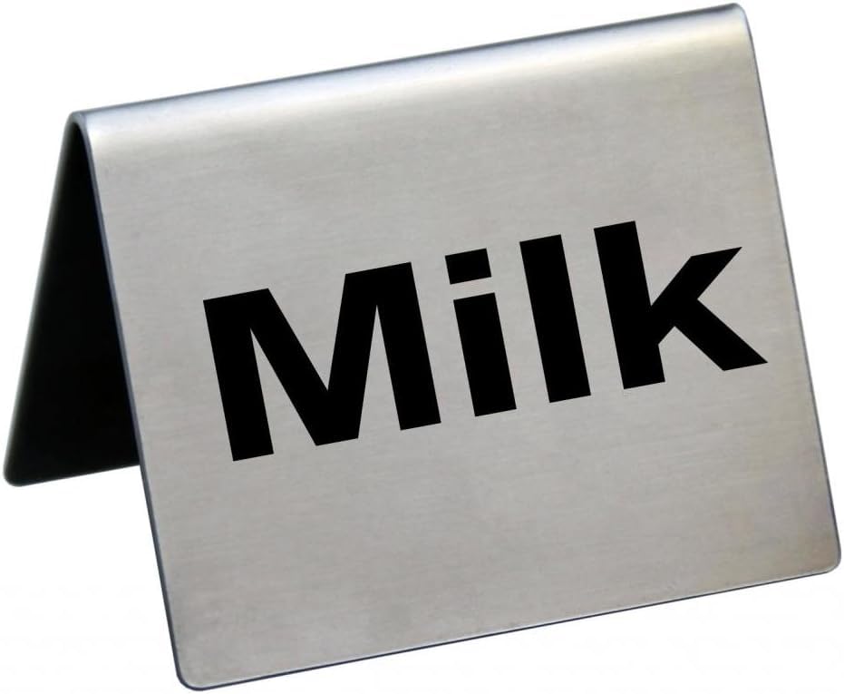 Stainless Steel Table Tent Sign