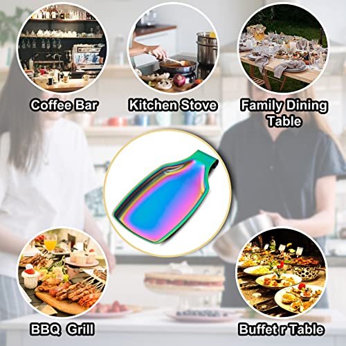 Rainbow Spoon Rest for Stove up