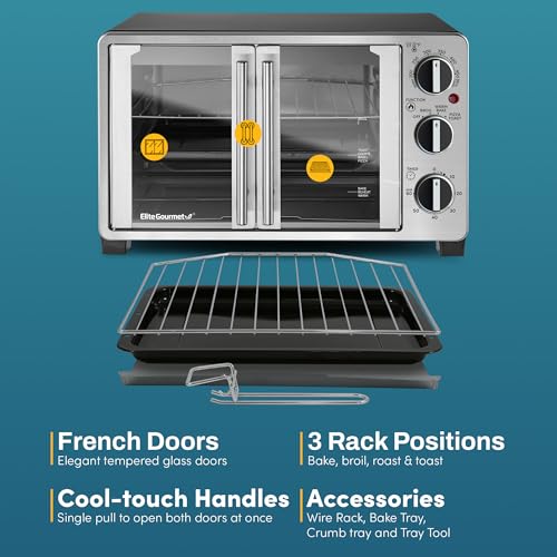 ETO2530M Double French Door Oven (6-Slice, 25L)