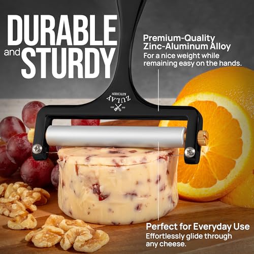 Stainless Steel Wire Cheese Slicer (Matte Black)