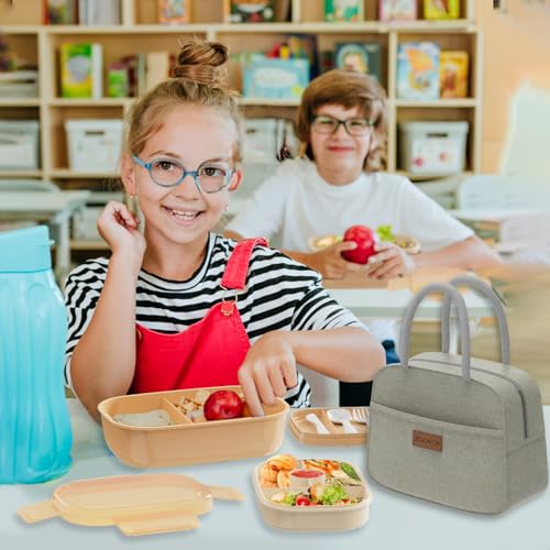 Leakproof Bento Box & Insulated Lunch Bag Set for School & Work