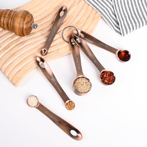 Copper Measuring Spoons Set