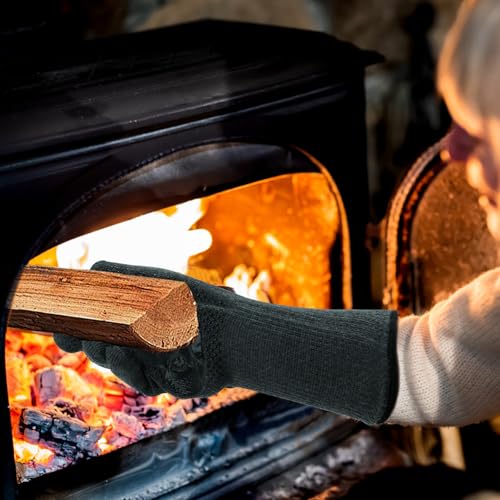Lengthen BBQ Gloves (Bear Paw- Dark Grey / Long)