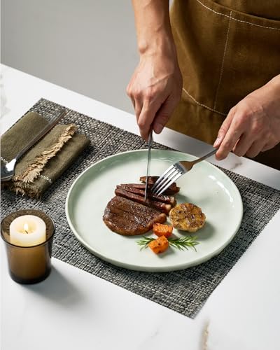 Mars Stoneware Dinnerware Set for 4 (Light Green / Set(12pcs))