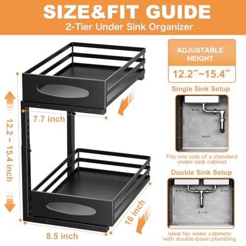 Under Sink Organizer (Black)