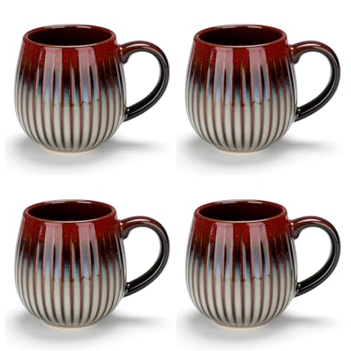 Ceramic Coffee Mugs Set (CoMug01-A×4 pcs)