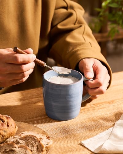 Coffee Mugs Set of 8 (Meteor-Blue Gray / 8 Count (Pack of 1))