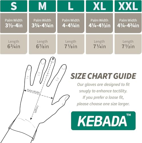 T1 Waterproof Winter Work Gloves for Men and Women (3 Count)