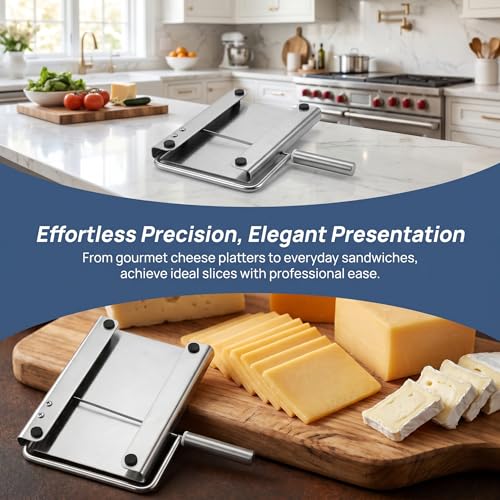 Cheese Slicer for Block Cheese with Blade (Convex Cheese Slicer)