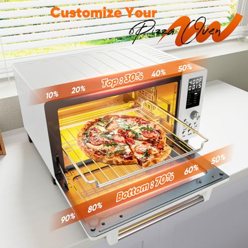 Bravo Pro Convection Air Fryer Toaster Oven Combo (Cream)