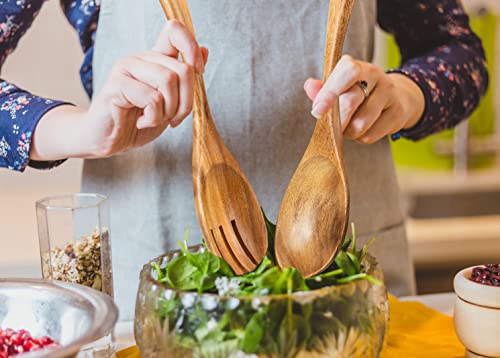 10.2in Wood Salad Servers (Salad Servers)