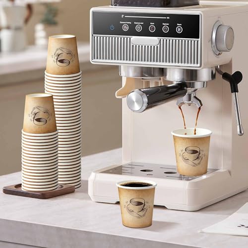 300 Pack 6 oz Small Coffee Cups Disposable Paper Espresso Cups (6OZ-300)