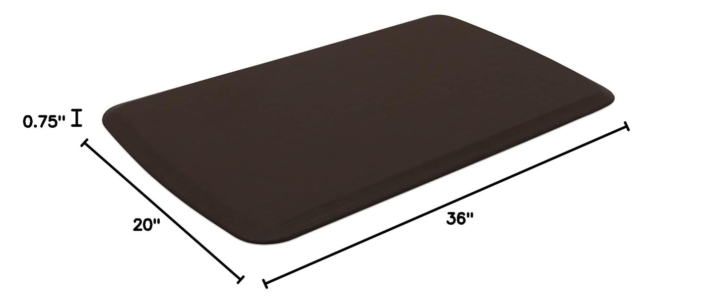 Linen Truffle Elite Premier Gel & Foam Anti (36"L x 20"W x 0.8"Th / Linen Truffle)