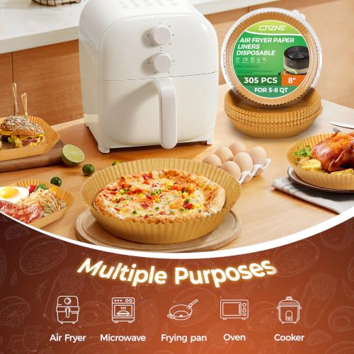 420PCS Round Air Fryer Liners Disposable for Ninja (8" Round)
