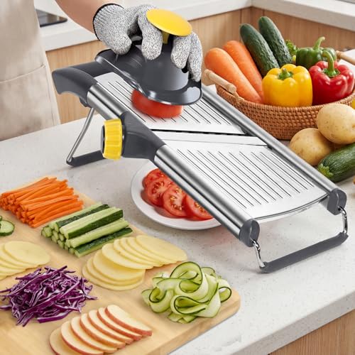 Mandoline Slicer for Kitchen (Mandoline Food Slicer-yellow)