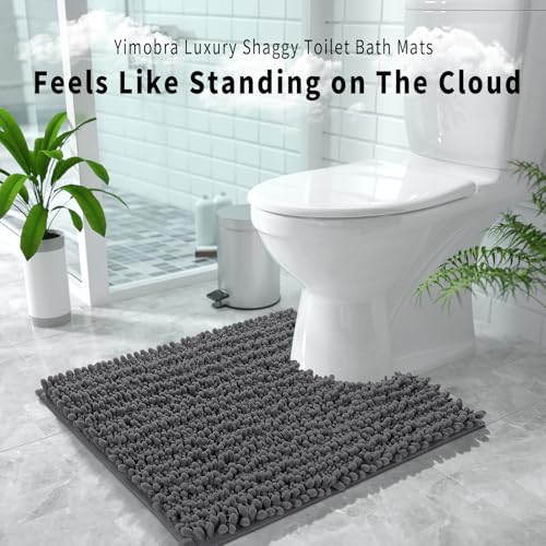 Toilet Rug U Shaped Washable 24x24 Inch