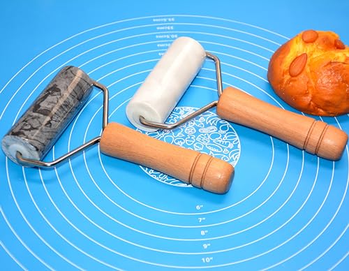 Rolling Pin For Cookies and Other Baking Cooking (Type 2 Black)