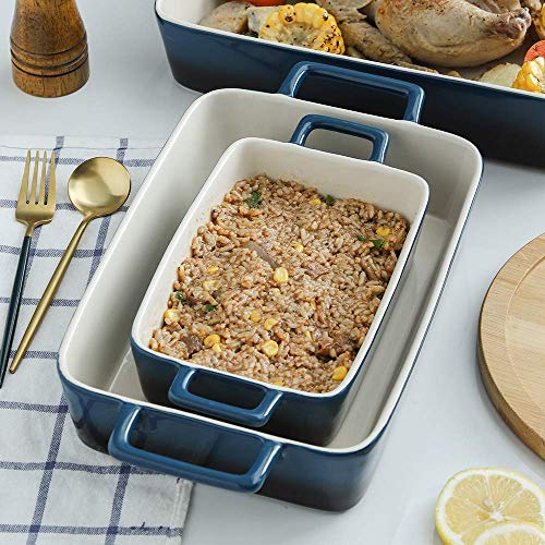 Bakeware Set Ceramic Baking Dish (Gradient Blue)