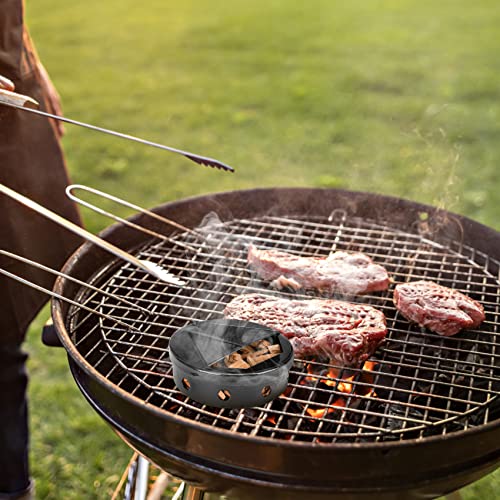 Onlyfire BBQ Wood Chip Smoker Box with Lid for Grills