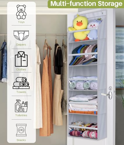 Over the Door Organizer (1 Pack / Grey)