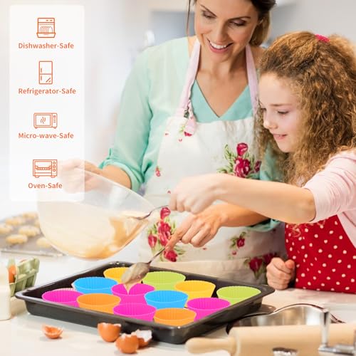 60PCS Silicone Lunch Box Dividers (60 Count)