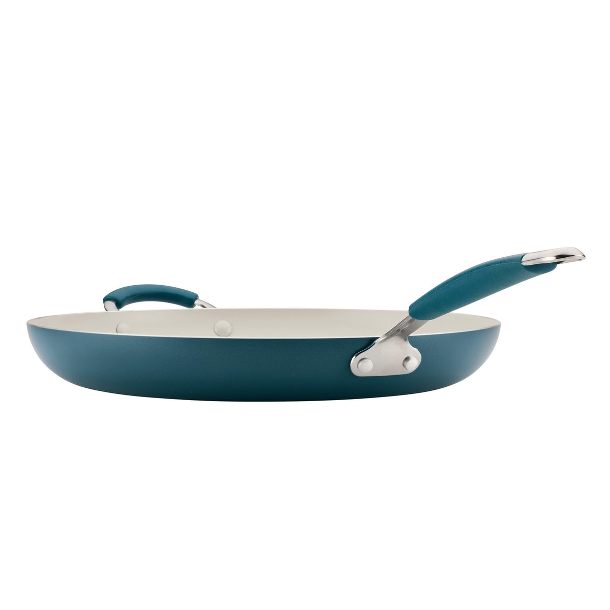 Cucina Ceramic Nonstick Frying Pan (Skillet (14") / Marine Blue)