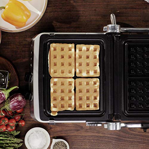 BGR001NEU No Mess Waffle Plates for Breville Smart Grill BGR820XL (Black / Small)