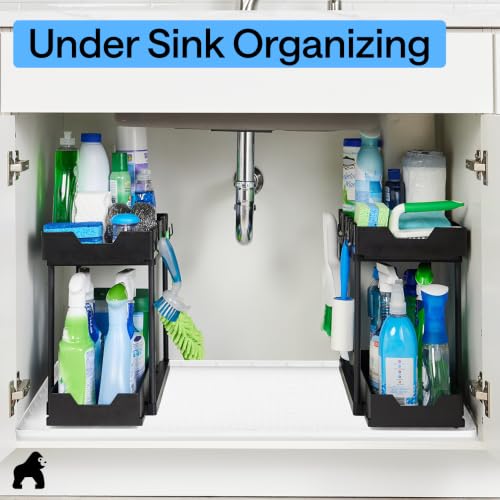 Waterproof Silicone Under Sink Mat (White / 28"w X 22"l)