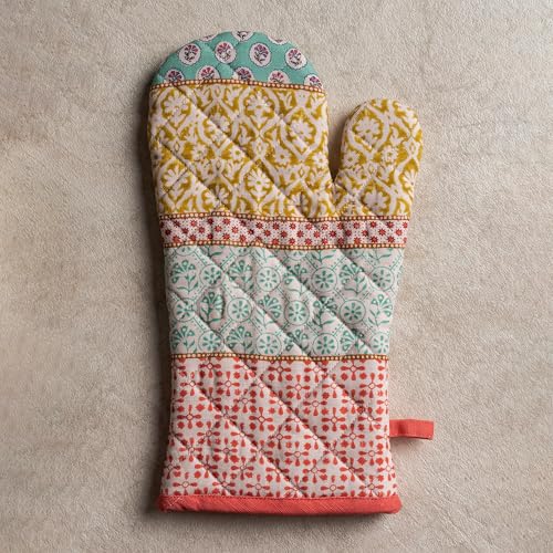 Maison d'Hermine Oven Gloves 100% Cotton Oven Mitt (002 - Provence / 7.5" x 13" (Oven Mitt))