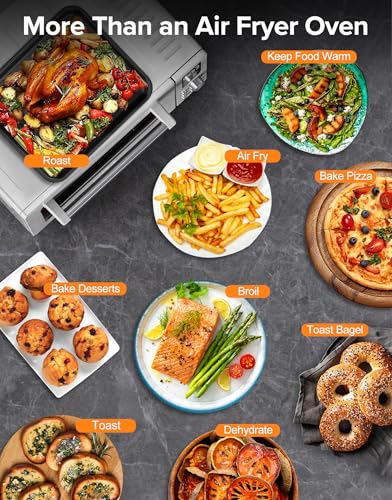 Bravo Pro Smart Air Fryer Toaster Oven Countertop Combo (Stainless Steel)