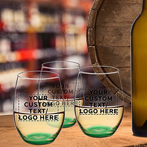 10 ARC Stemless Wine Glasses Set (10 Count)
