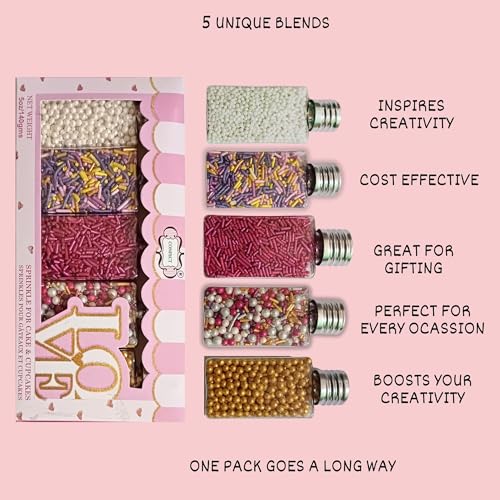 Fusion Mashup Sprinkles FM Multipack 37 100 GMS for Cake Cupcake Décor (5 Ounce)